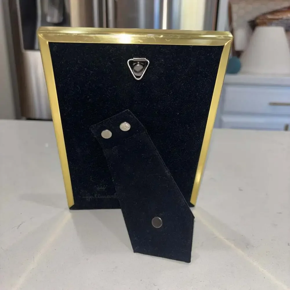 Hallmark Vintage Gold Tone Metal Tabletop Picture Frame